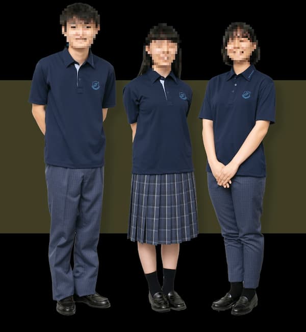 大阪国際高校のポロシャツ