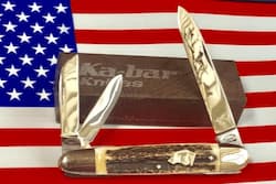 KA-BAR Doghead Stag Whittler